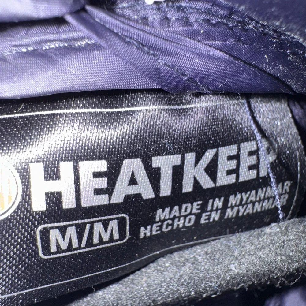 Heat Keep Women's Long Puffer Jacket - Dark Purple - Picture 3 of 3